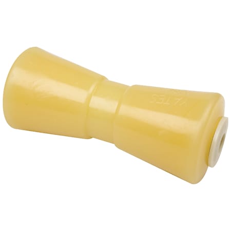 Seachoice Non-Marking TP Yellow Rubber Keel Roller With 5/8" ID Hole 56460